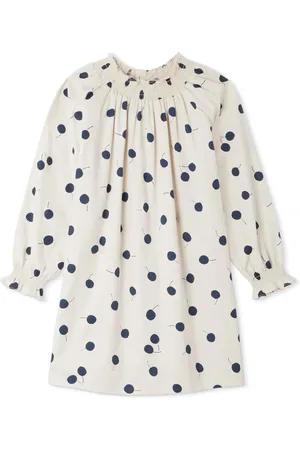 BONPOINT Cherry-print cotton dress