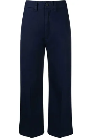 Ralph Lauren Wide-leg cropped chinos
