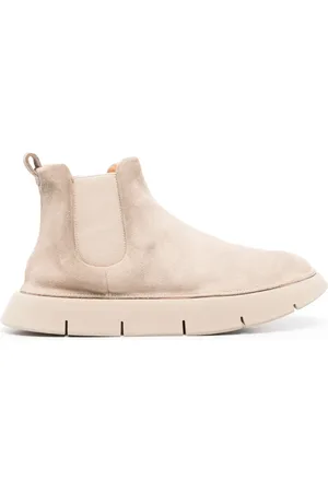 MARSÈLL Suede round-toe slip-on boots