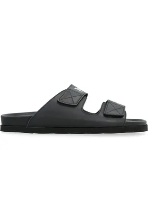Palm Angels Logo-print touch-strap slides
