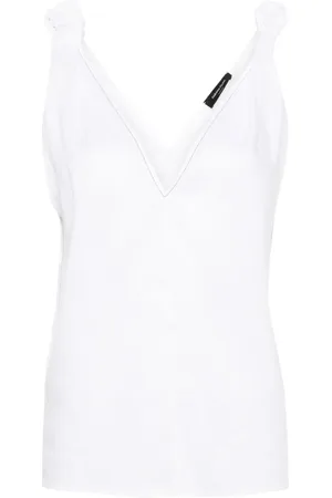 Fabiana Filippi V-neck linen blouse