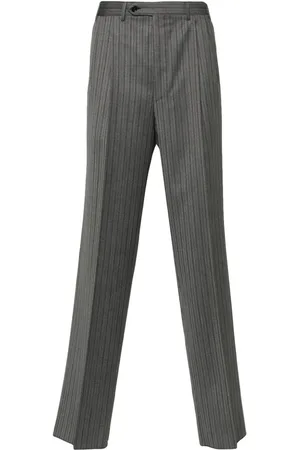 CANALI Pinstripe-pattern wool trousers