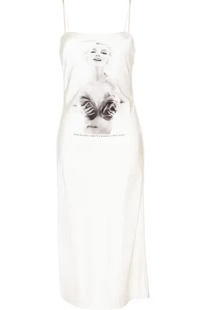 FLEUR DU MAL Marilyn midi slip dress