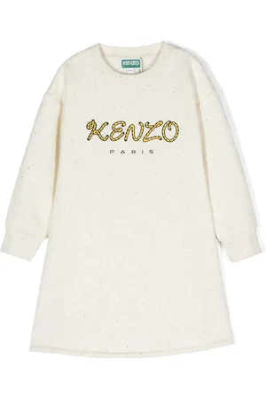 Kenzo Logo-print cotton dress