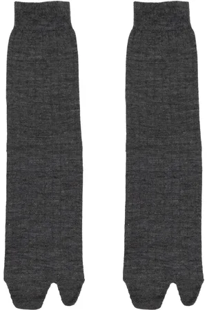 Maison Margiela Intarsia-knit ribbed socks