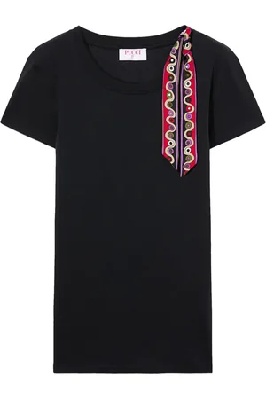 Puccini Iride-print ribbon T-shirt