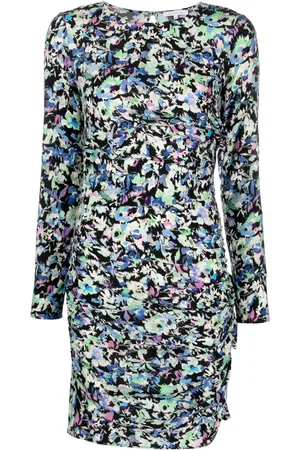 Patrizia Pepe Floral-print ruched dress