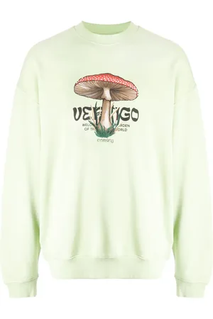 MARCELO BURLON Graphic-print cotton sweatshirt