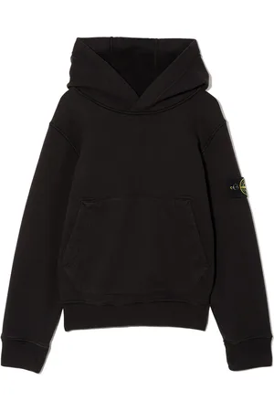 Stone Island Compass-logo cotton hoodie