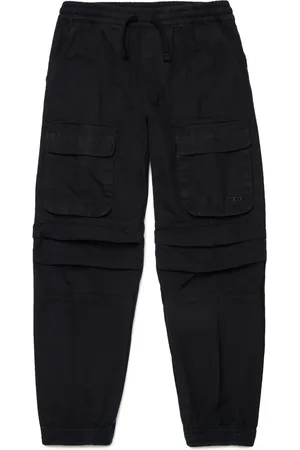 Diesel Oval D-embroidery cargo trousers