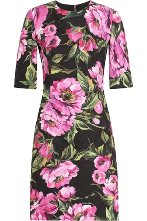 Dolce & Gabbana Floral-print mini dress