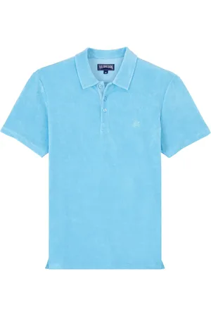 Vilebrequin Logo-embroidered organic cotton polo shirt