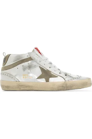 Golden Goose Mid-Star laminated sneakers