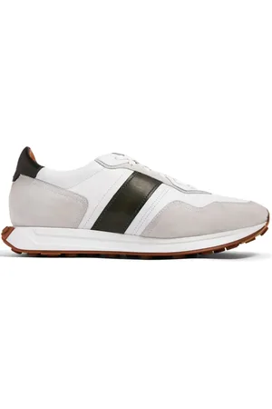 Magnanni Panelled suede sneakers