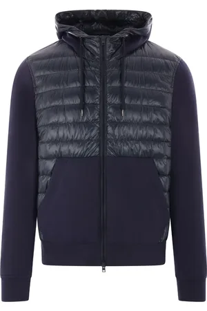HERNO Jersey hooded jacket