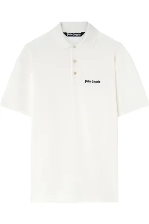 Palm Angels Logo-print cotton polo shirt