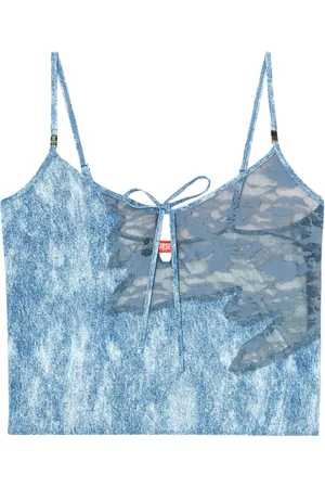 Diesel X Savage x Fenty camo-lace camisole