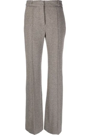 The Mannei Pressed-crease straight-leg trousers
