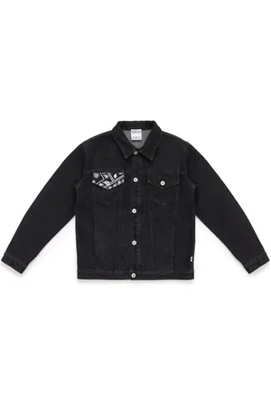 MARCELO BURLON Bandana Insert denim jacket