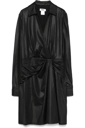DKNY Pleat-detail midi dress