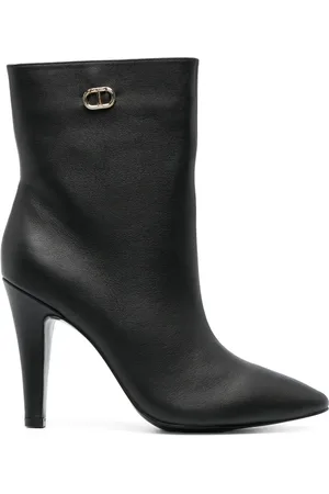 Twin-Set 105mm logo-plaque boots