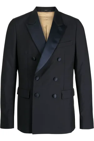 Paul Smith Double-breasted wool-mohair blazer