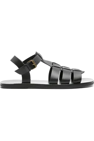 Ancient Greek Sandals Ektoras flat leather sandals