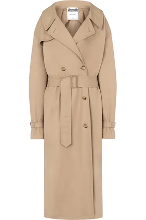 Moschino Notched-lapel trench coat