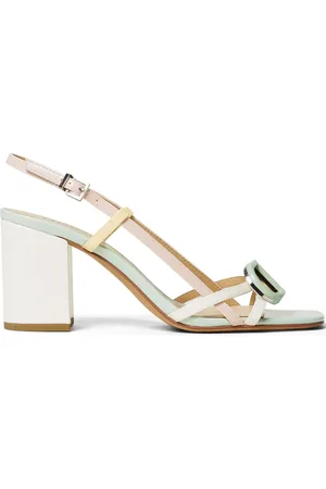 Twin-Set 75mm logo-plaque sandals
