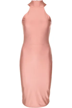 Lethicia Bronstein Audrey metallic-sheen dress