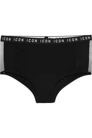 Dsquared2 Logo-waistband mesh-panelled brief