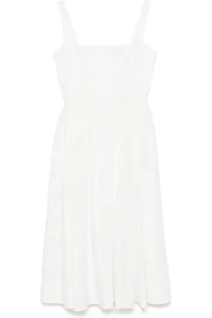 Maje Embroidered midi dress