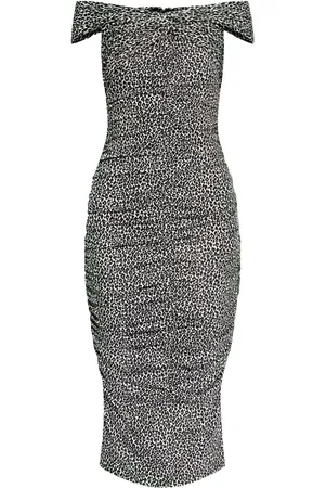 Michael Kors Leopard-print midi dress
