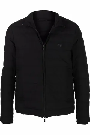 Emporio Armani Padded logo-patch jacket