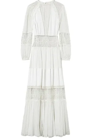 Twin-Set Creponne lace maxi dress