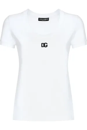 Dolce & Gabbana Logo-embroidered cotton-blend T-shirt