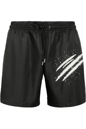 Philipp Plein Spray logo print swim shorts