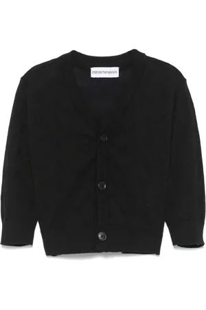 Emporio Armani Logo-jacquard cardigan