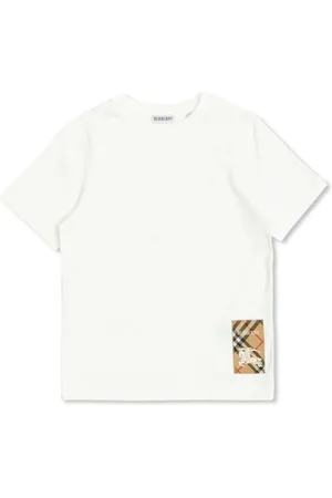 Burberry Check-tag cotton T-shirt