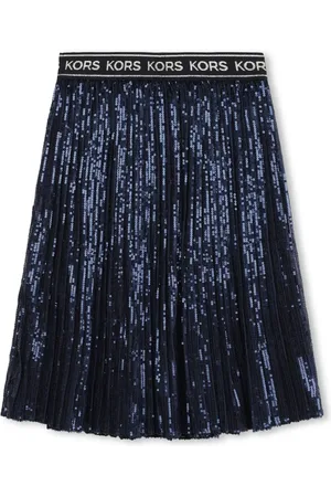 Michael Kors Logo-waistband sequin-embellished skirt
