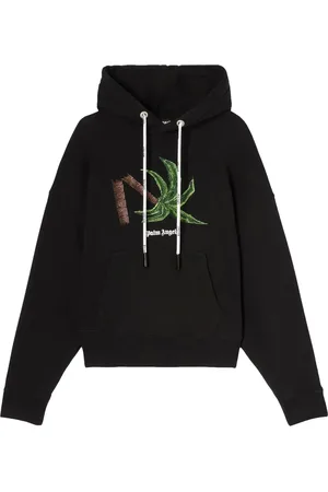Palm Angels Broken Palm printed hoodie