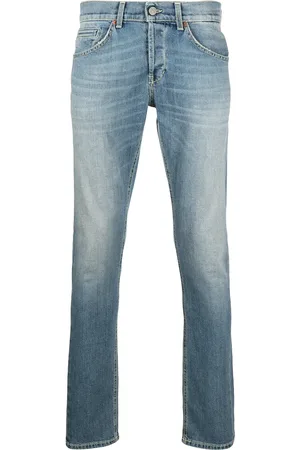Dondup Stonewashed straight-leg jeans