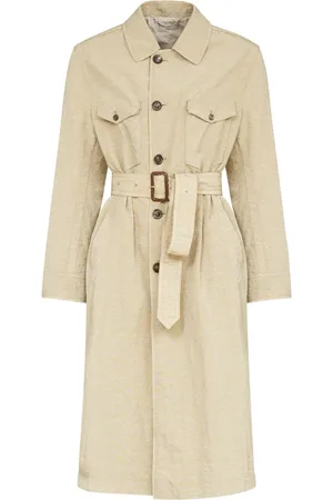 Maison Margiela Canvas belted trench coat