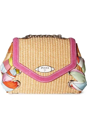 Puccini Tressage logo-plaque bag