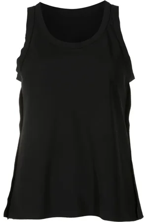 Uma Raquel Davidowicz Stapler stretch-crepe tank top