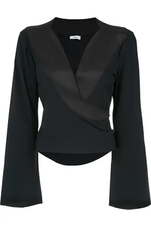 AMIR SLAMA Wrap style blouse