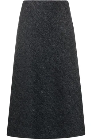 Maison Margiela Herringbone A-line skirt