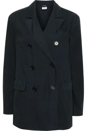 Aspesi Double-breasted cotton blazer