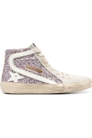 Golden Goose Slide glitter-detail sneakers
