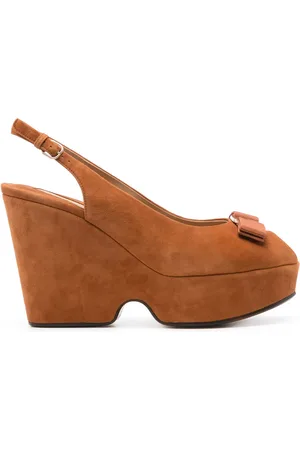 Salvatore Ferragamo Lally 105mm wedge pumps